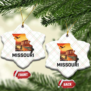 Missouri State Map Nature Travel Ceramic Ornament The Show Me State Pride TS12 Print Your Wear