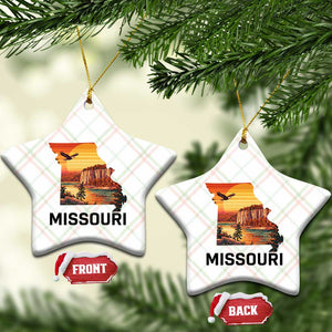 Missouri State Map Nature Travel Ceramic Ornament The Show Me State Pride TS12 Print Your Wear