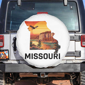 Missouri State Map Nature Travel Spare Tire Cover The Show Me State Pride TS12 No hole White Print Your Wear