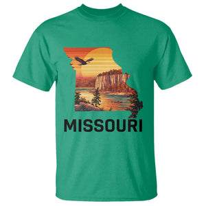 Missouri State Map Nature Travel T Shirt The Show Me State Pride TS12 Irish Green Print Your Wear