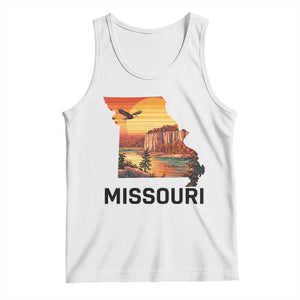 Missouri State Map Nature Travel Tank Top The Show Me State Pride TS12 White Print Your Wear