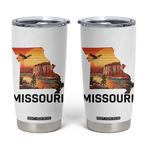 Missouri State Map Nature Travel Tumbler Cup The Show Me State Pride TS12 White Print Your Wear