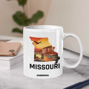 Missouri State Map Nature Travel Coffee Mug The Show Me State Pride TS12 Print Your Wear