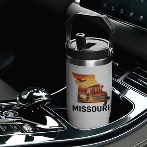 Missouri State Map Nature Travel Flip Straw Tumbler The Show Me State Pride TS12 Print Your Wear