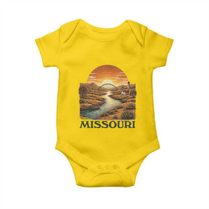 Missouri Outdoors Adventure Baby Onesie The Show Me State Souvenir TS12 Daisy Print Your Wear