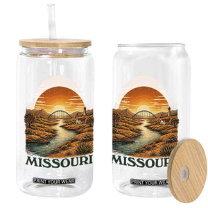 Missouri Outdoors Adventure Glass Can The Show Me State Souvenir TS12 Print Your Wear