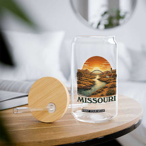 Missouri Outdoors Adventure Glass Can The Show Me State Souvenir TS12 Print Your Wear