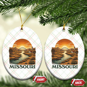 Missouri Outdoors Adventure Ceramic Ornament The Show Me State Souvenir TS12 Print Your Wear