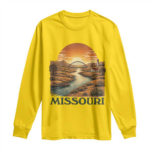 Missouri Outdoors Adventure Long Sleeve Shirt The Show Me State Souvenir TS12 Daisy Print Your Wear