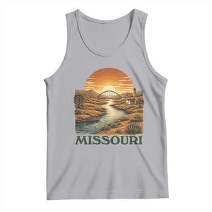 Missouri Outdoors Adventure Tank Top The Show Me State Souvenir TS12 Athletic Heather Print Your Wear