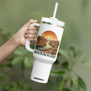 Missouri Outdoors Adventure Tumbler With Handle The Show Me State Souvenir TS12 Print Your Wear