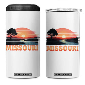 Vintage Missouri Outdoors 4 in 1 Can Cooler Tumbler Midwest Nature Landscape TS12 One Size: 16 oz White Print Your Wear