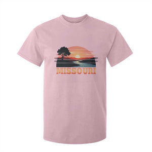 Vintage Missouri Outdoors T Shirt For Kid Midwest Nature Landscape TS12 Light Pink Print Your Wear