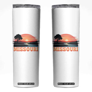Vintage Missouri Outdoors Skinny Tumbler Midwest Nature Landscape TS12 White Print Your Wear