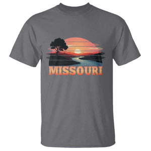 Vintage Missouri Outdoors T Shirt Midwest Nature Landscape TS12 Charcoal Print Your Wear