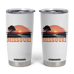 Vintage Missouri Outdoors Tumbler Cup Midwest Nature Landscape TS12 White Print Your Wear
