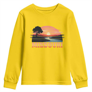 Vintage Missouri Outdoors Youth Sweatshirt Midwest Nature Landscape TS12 Daisy Print Your Wear