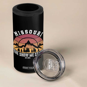 Vintage Missouri Travel 4 in 1 Can Cooler Tumbler The Show Me State Pride TS12 Print Your Wear