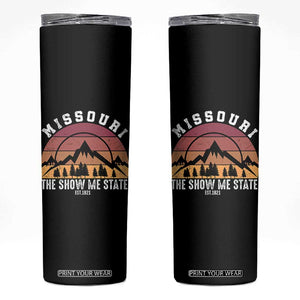 Vintage Missouri Travel Skinny Tumbler The Show Me State Pride TS12 Black Print Your Wear