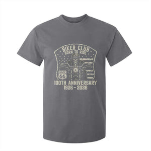Vintage Biker Club Born To Ride T Shirt For Kid 100th Anniversary Mother Road TS12 Charcoal Print Your Wear