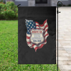 Route Highway 66 Centennial Garden Flag Vintage American Flag Patriotic Gift TS12 Print Your Wear