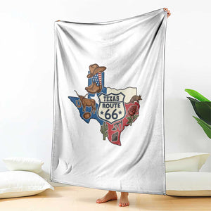 Texas Route Highway 66 Adventure Throw Blanket Desert Road Trip Graphic TS12 Print Your Wear