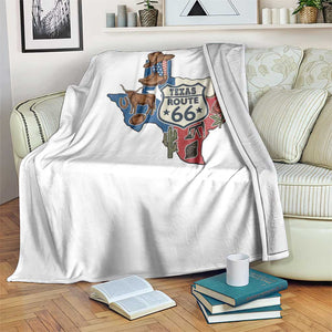 Texas Route Highway 66 Adventure Throw Blanket Desert Road Trip Graphic TS12 Print Your Wear