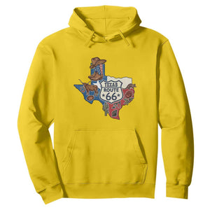 Texas Route Highway 66 Adventure Hoodie Desert Road Trip Graphic TS12 Daisy Print Your Wear