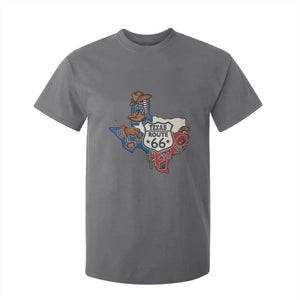 Texas Route Highway 66 Adventure T Shirt For Kid Desert Road Trip Graphic TS12 Charcoal Print Your Wear