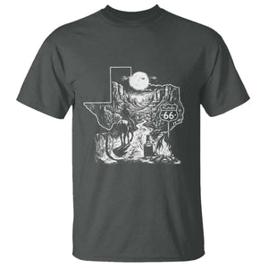 The Mother Road Texas Panhandle T Shirt Vintage Desert Road Trip TS12 Dark Heather Print Your Wear