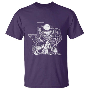 The Mother Road Texas Panhandle T Shirt Vintage Desert Road Trip TS12 Purple Print Your Wear