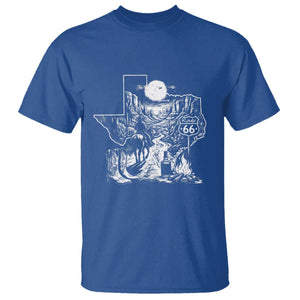 The Mother Road Texas Panhandle T Shirt Vintage Desert Road Trip TS12 Royal Blue Print Your Wear