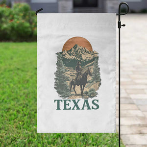 Texas Western Cowboy Life Garden Flag Vintage Horse Riding Graphic TS12 Print Your Wear