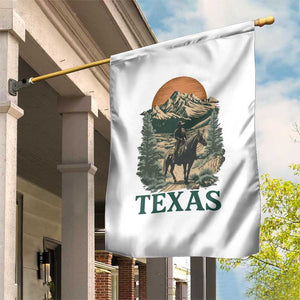 Texas Western Cowboy Life Garden Flag Vintage Horse Riding Graphic TS12 Print Your Wear