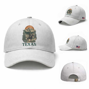 Texas Western Cowboy Life Baseball Cap Vintage Horse Riding Graphic