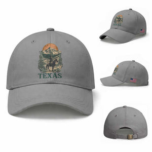 Texas Western Cowboy Life Baseball Cap Vintage Horse Riding Graphic