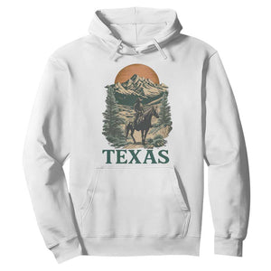 Texas Western Cowboy Life Hoodie Vintage Horse Riding Graphic TS12 White Print Your Wear