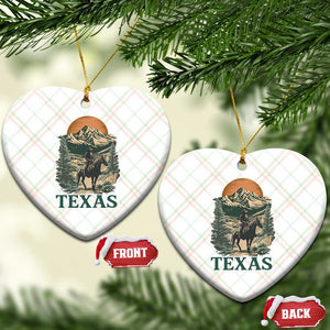 Texas Western Cowboy Life Ceramic Ornament Vintage Horse Riding Graphic TS12 Print Your Wear