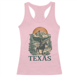 Texas Western Cowboy Life Racerback Tank Top Vintage Horse Riding Graphic TS12 Light Pink Print Your Wear
