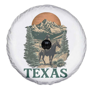 Texas Western Cowboy Life Spare Tire Cover Vintage Horse Riding Graphic TS12 Print Your Wear