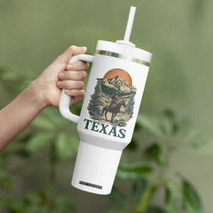 Texas Western Cowboy Life Tumbler With Handle Vintage Horse Riding Graphic TS12 Print Your Wear