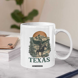 Texas Western Cowboy Life Coffee Mug Vintage Horse Riding Graphic TS12 Print Your Wear