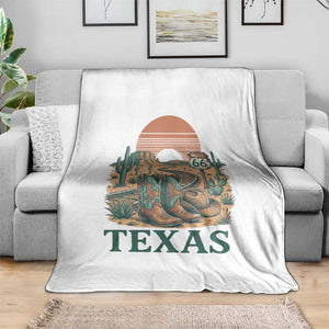 Vintage Route Highway 66 Texas Throw Blanket Amarillo Road Trip Adventure TS12 Print Your Wear