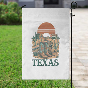 Vintage Route Highway 66 Texas Garden Flag Amarillo Road Trip Adventure