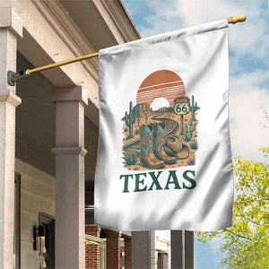 Vintage Route Highway 66 Texas Garden Flag Amarillo Road Trip Adventure