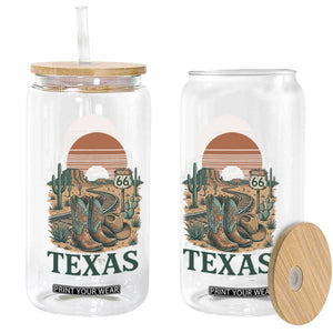 Vintage Route Highway 66 Texas Glass Can Amarillo Road Trip Adventure TS12 Print Your Wear