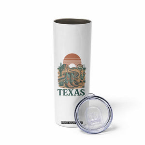 Vintage Route Highway 66 Texas Skinny Tumbler Amarillo Road Trip Adventure TS12 Print Your Wear
