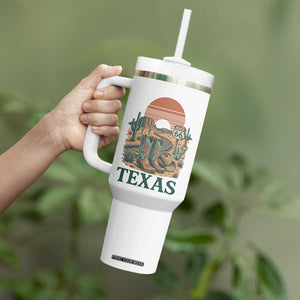 Vintage Route Highway 66 Texas Tumbler With Handle Amarillo Road Trip Adventure TS12 Print Your Wear