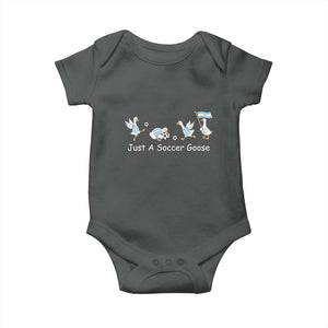 Funny Just A Soccer Goose Baby Onesie Argentina Soccer Lover