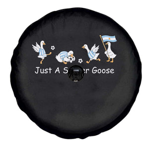 Funny Just A Soccer Goose Spare Tire Cover Argentina Soccer Lover